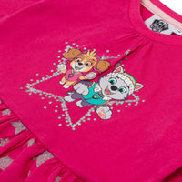 Paw Patrol Mädchen Kleid langarm Pink