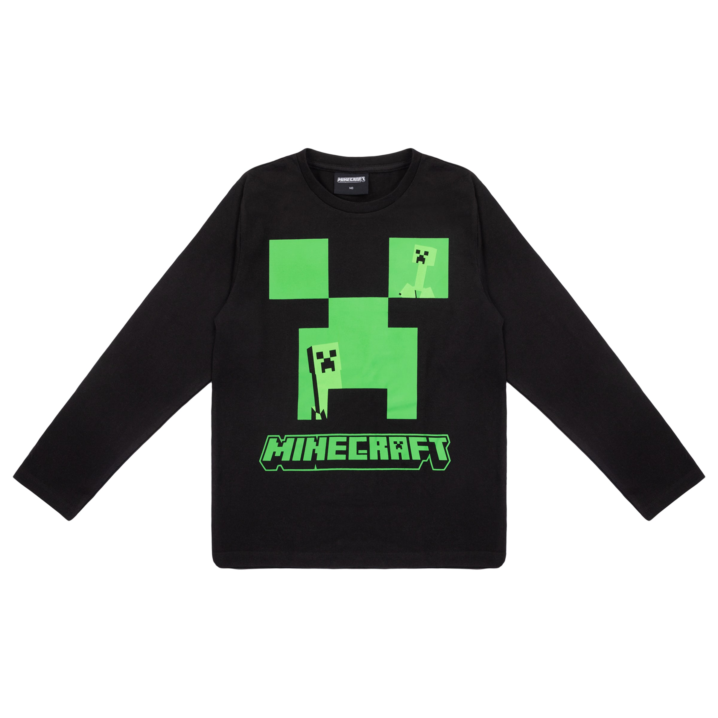 Minecraft Creeper Schlafanzug Pyjama Langarm