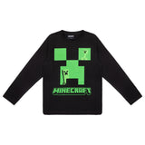 Minecraft Creeper Schlafanzug Pyjama Langarm