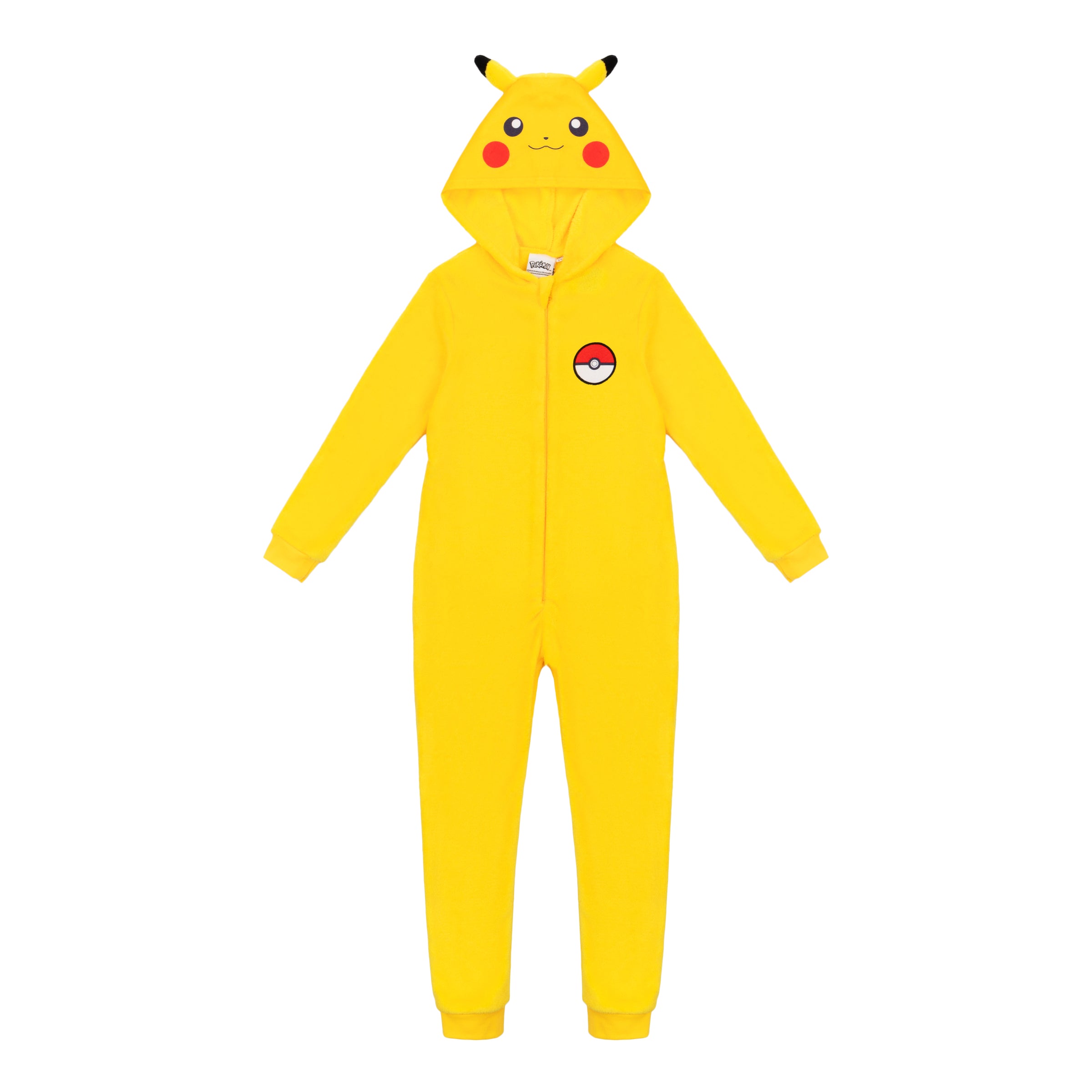 Pokemon Pikachu Kinder Onesie, Gelber Fleece Jumpsuit