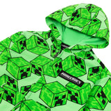 Minecraft Jacke Sweatjacke mit Kapuze Creeper
