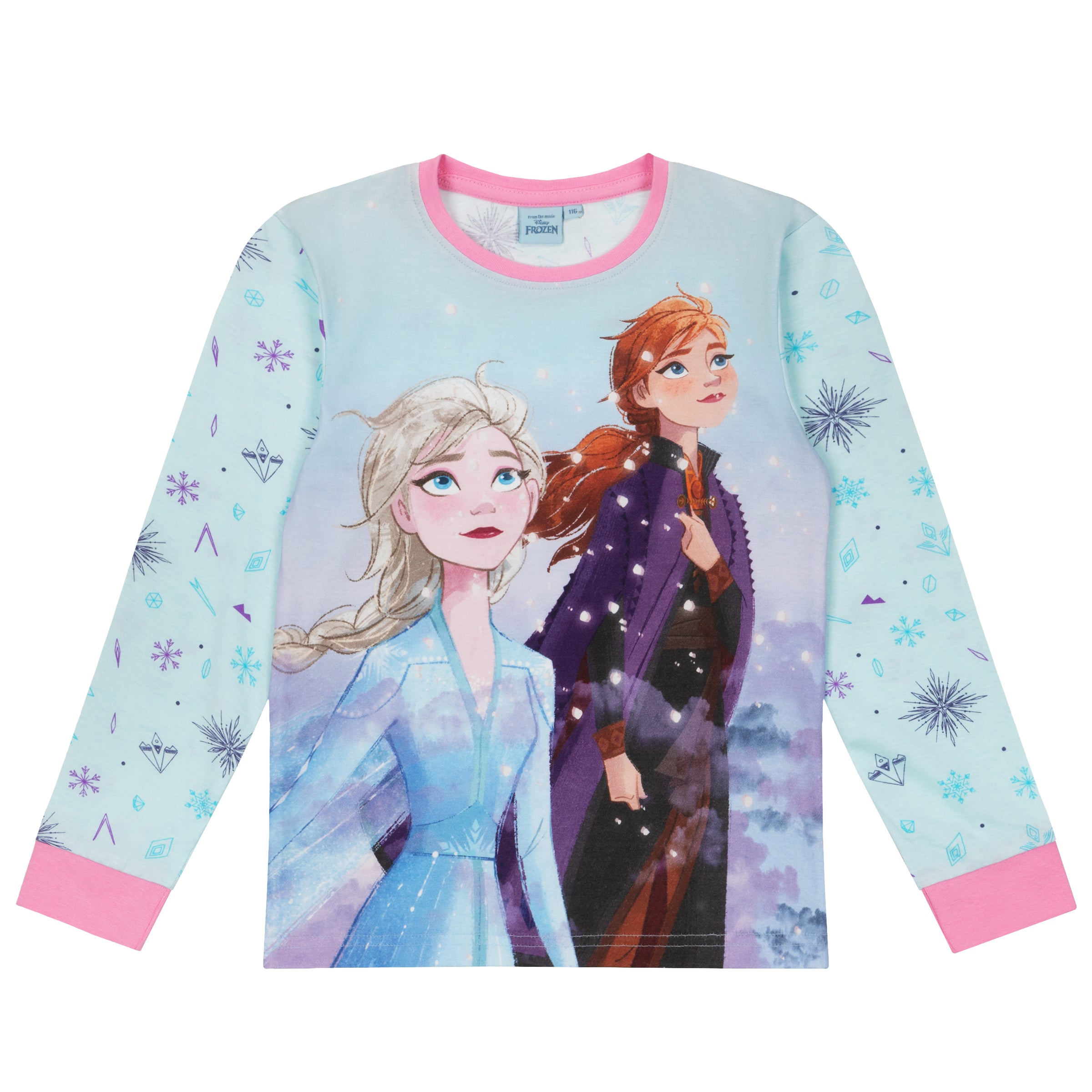 Disney Eiskönigin Schlafanzug Pyjama Langarm