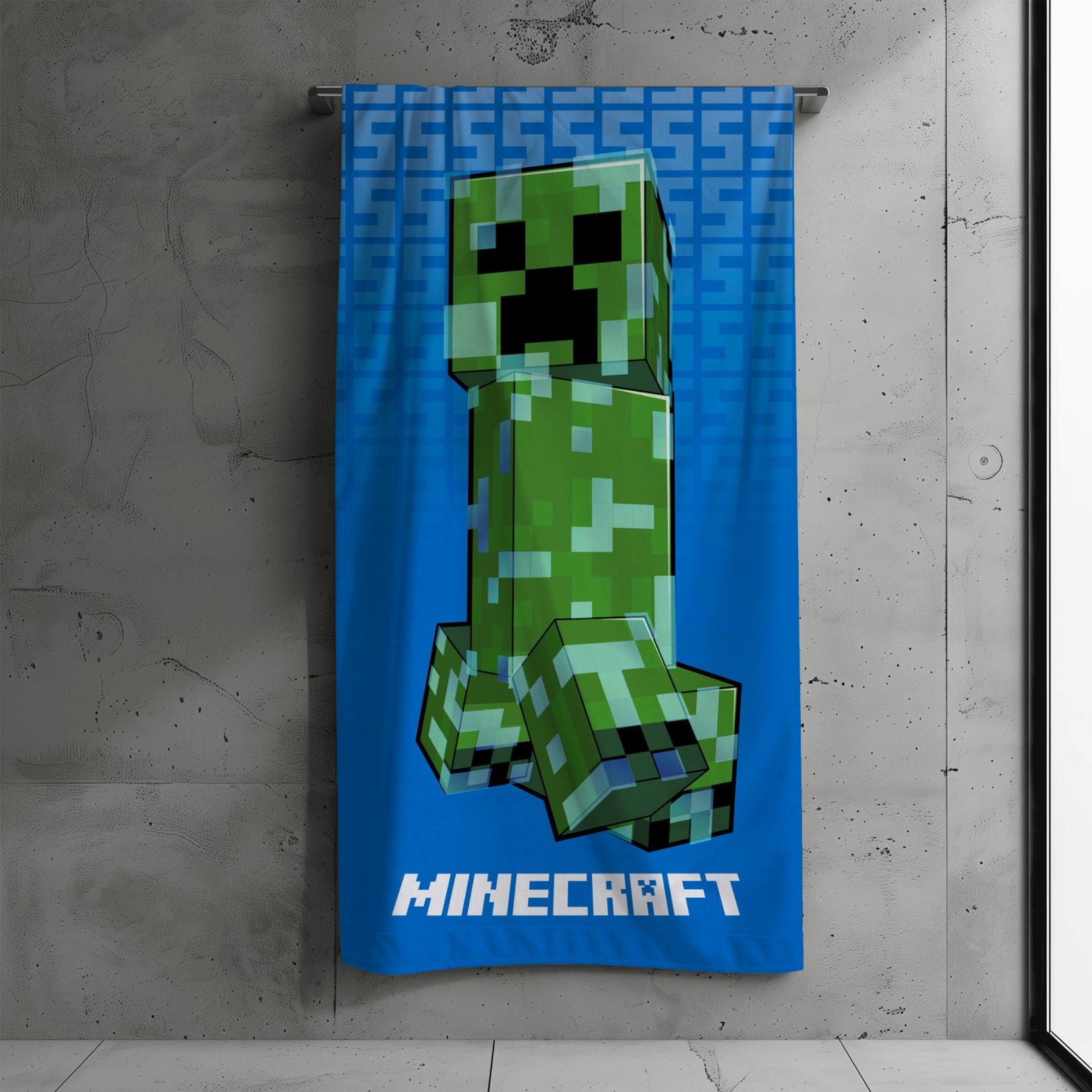 Minecraft Badetuch Creeper Tower 75 x 150 cm