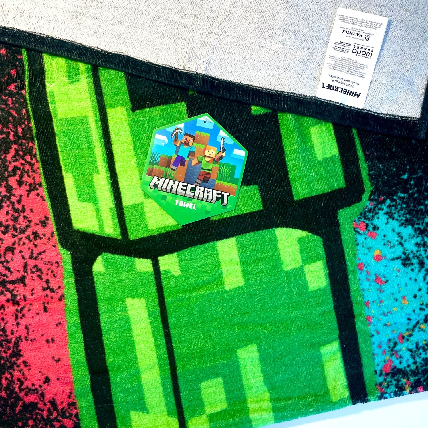 Minecraft Badetuch Creeper Tower 75 x 150 cm