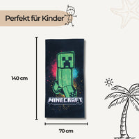 Minecraft Badetuch Creeper Tower 75 x 150 cm