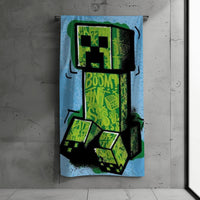 Minecraft Badetuch Creeper Tower