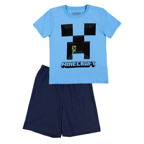 Minecraft Jungen Schlafanzug kurz