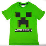 Minecraft Kinder T-Shirt schwarz/grün