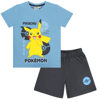 Pokemon Pyjama kurzer Schlafanzug Pikachu