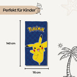 Pokémon Strandtuch, 100% Baumwolle, 140 x 70 cm