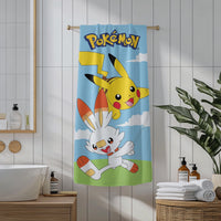 Pokémon Strandtuch, 100% Baumwolle, 140 x 70 cm