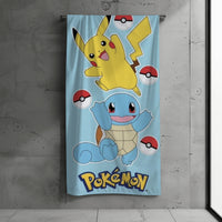 Pokémon Strandtuch, 100% Baumwolle, 140 x 70 cm