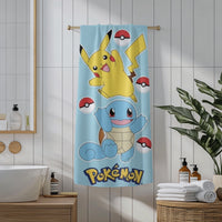 Pokémon Strandtuch, 100% Baumwolle, 140 x 70 cm