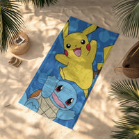 Pokémon Strandtuch, 100% Baumwolle, 140 x 70 cm