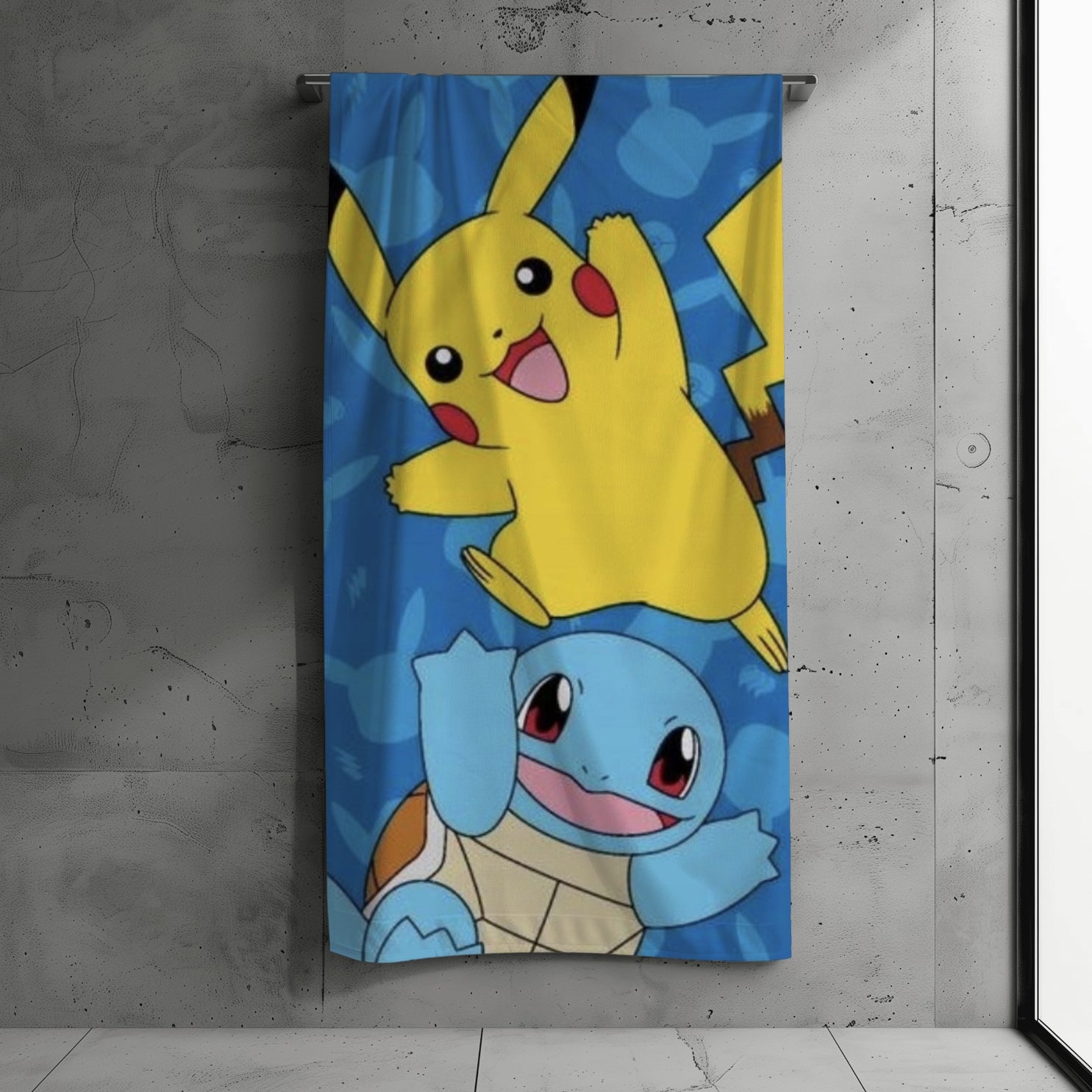 Pokémon Strandtuch, 100% Baumwolle, 140 x 70 cm