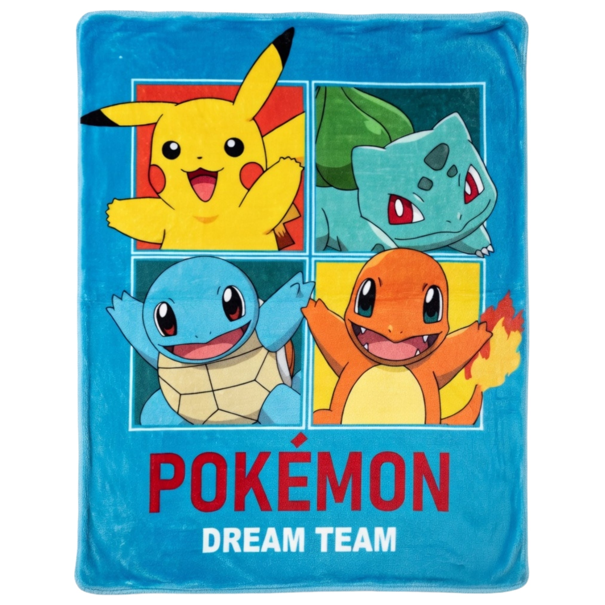 Pokémon Pikachu große Kuscheldecke,130x160 cm, sehr weich und flauschig