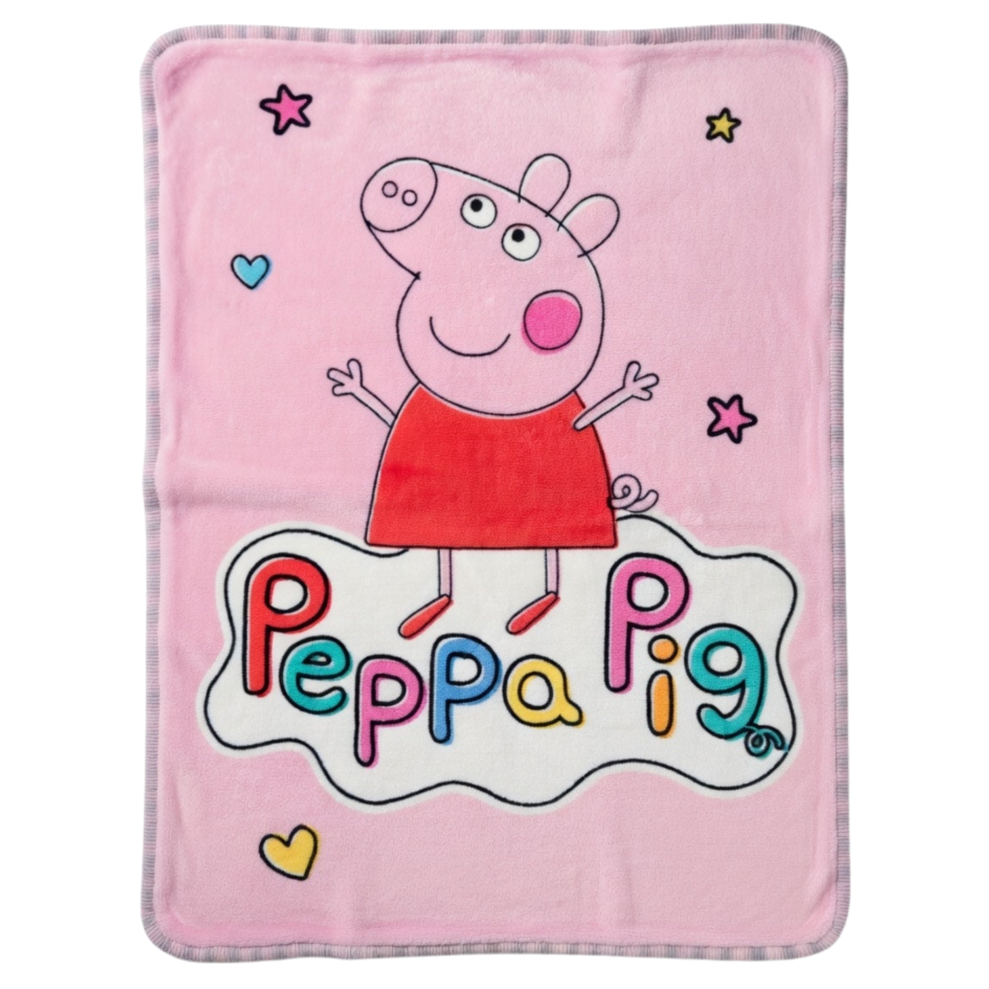 Peppa Pig Kinder-Decke, weich, 110x140 cm, Fleece-Decke