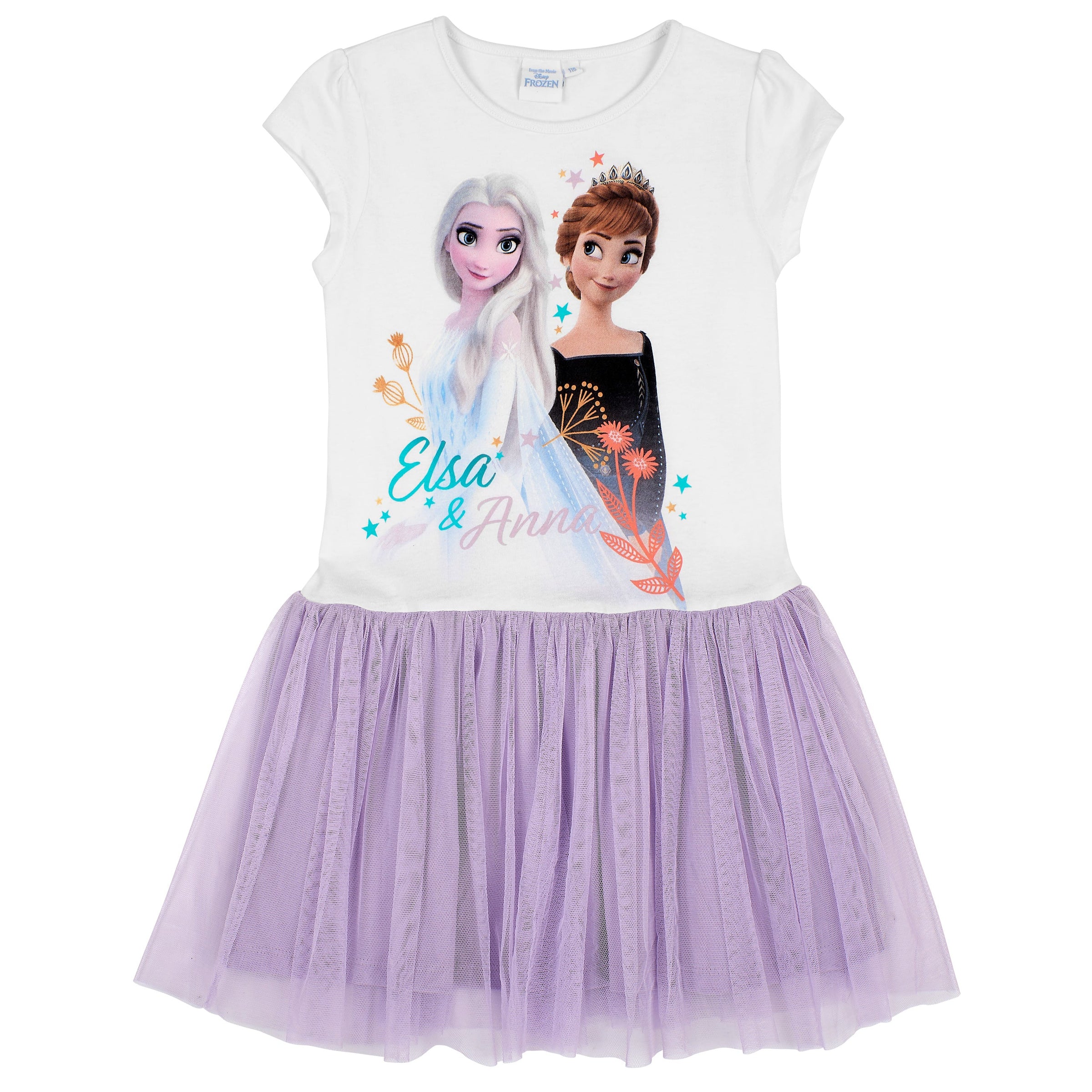 Eiskönigin 2 Kleid Anna und ELSA Kurzarm