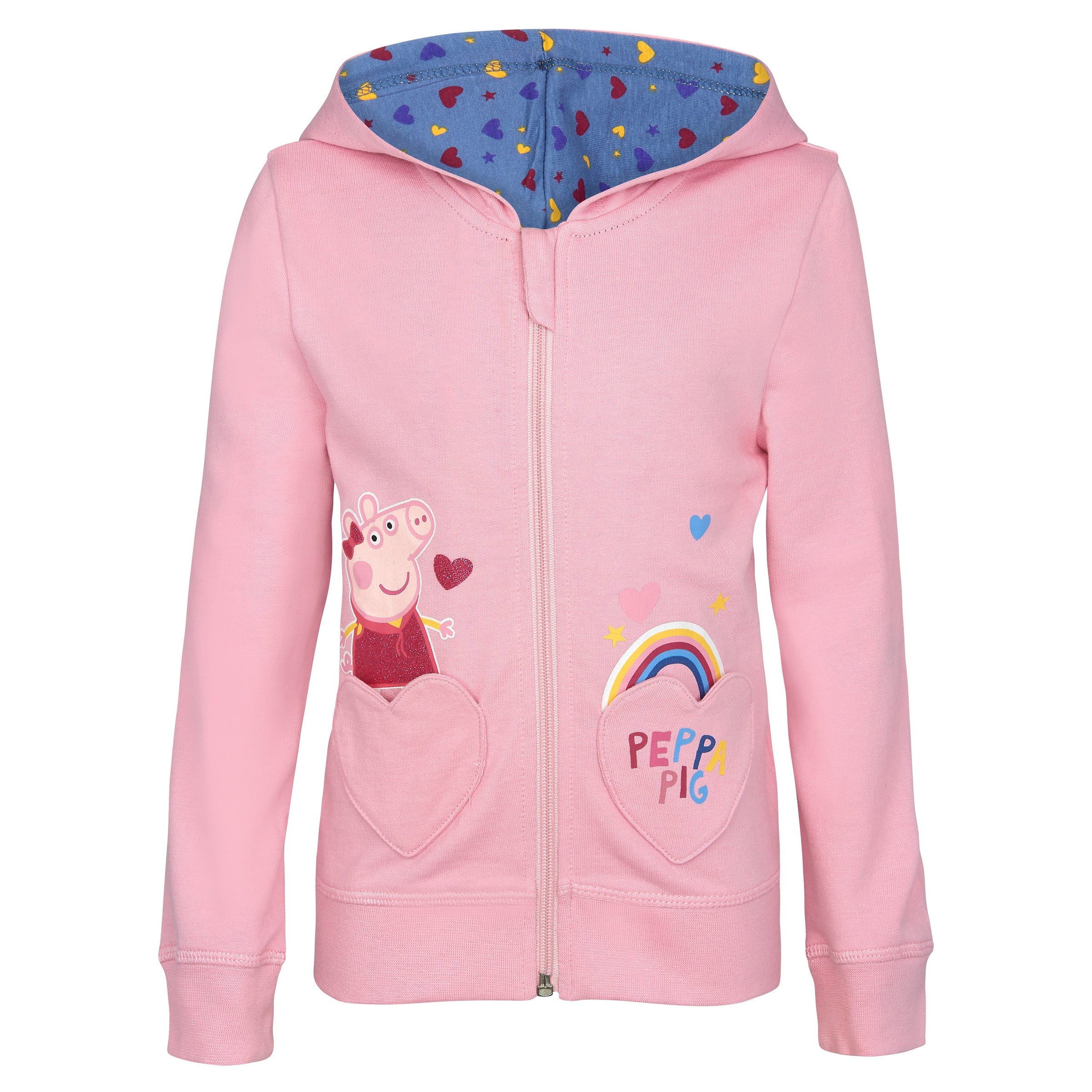 Peppa Wutz Pig Mädchen Sweatjacke und Leggings Set