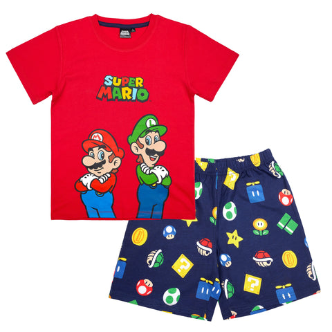Super Mario kurzer Schlafanzug