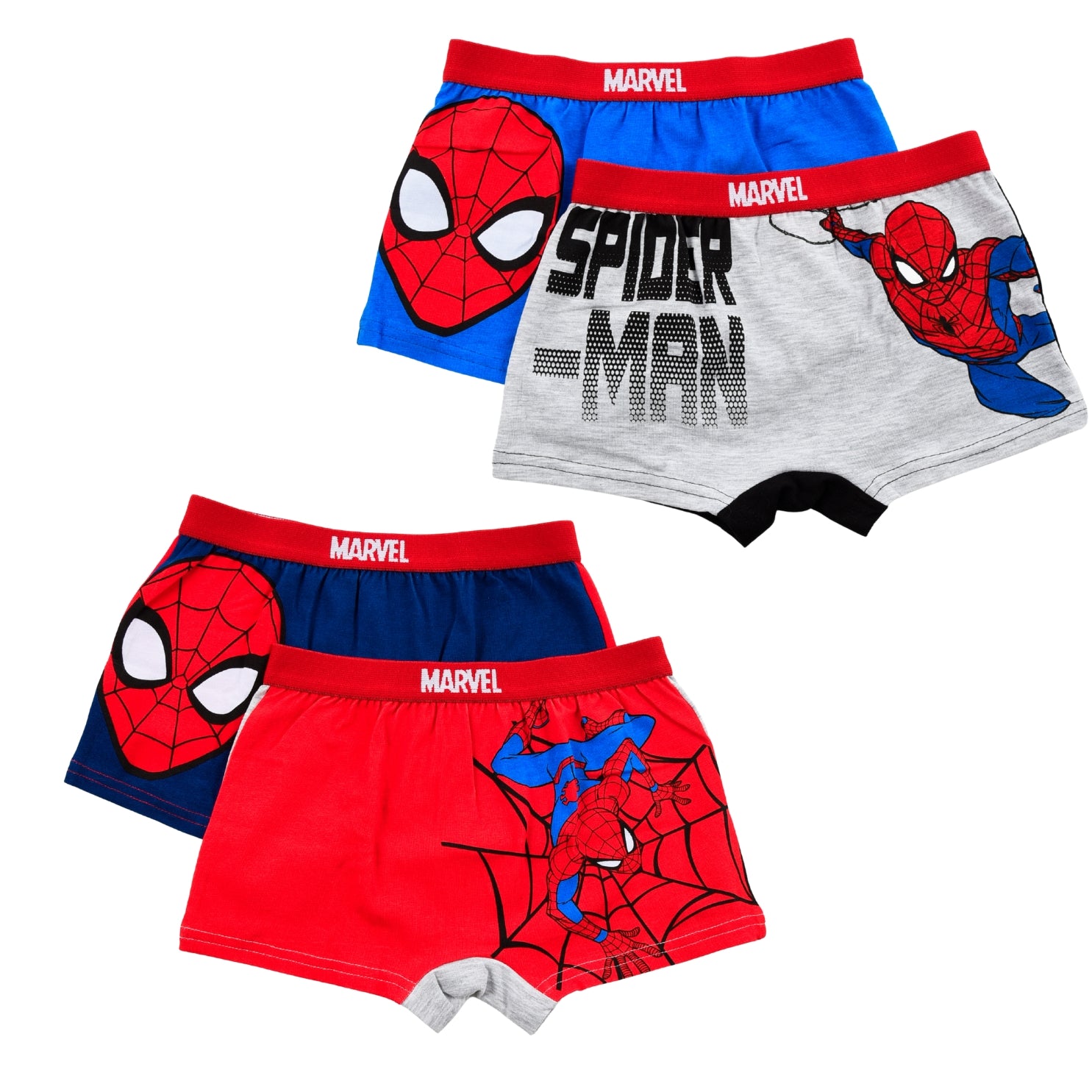 Spiderman Boxershorts 4er Pack Unterhosen