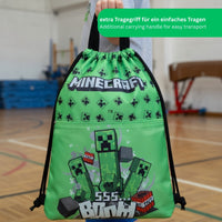 Minecraft Creeper Turnbeutel, Schwimmbeutel