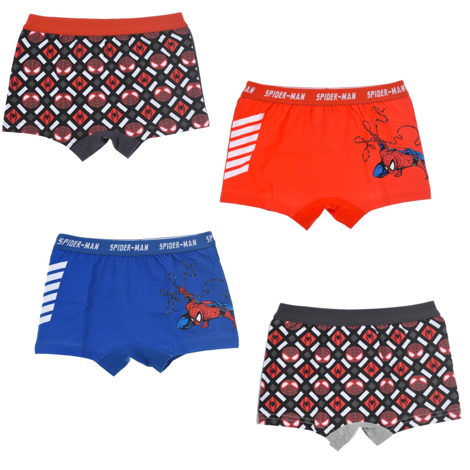 Spiderman Boxershorts (4er Pack)