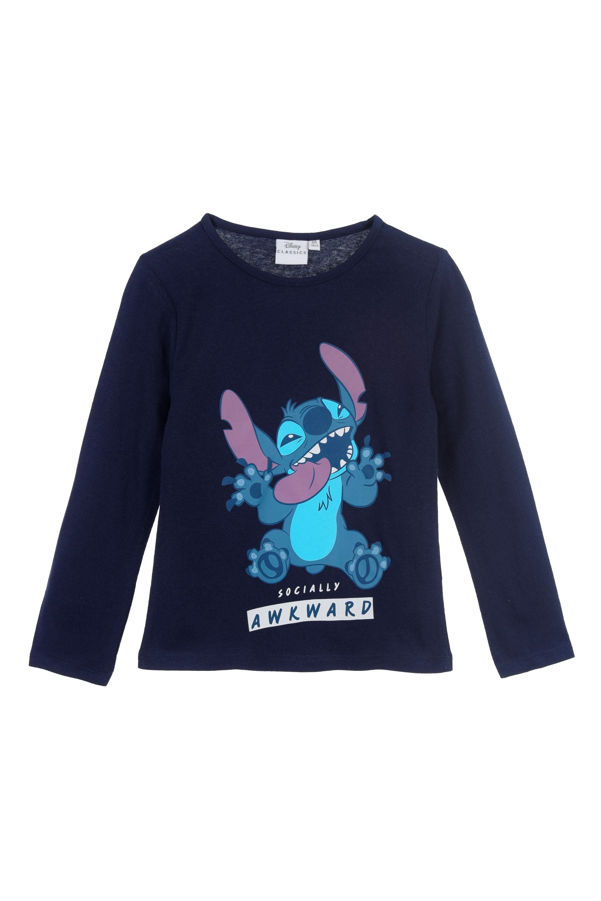 Disney Lilo und Stitch Mädchen Langarmshirt