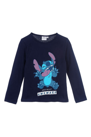 Disney Lilo und Stitch Mädchen Langarmshirt