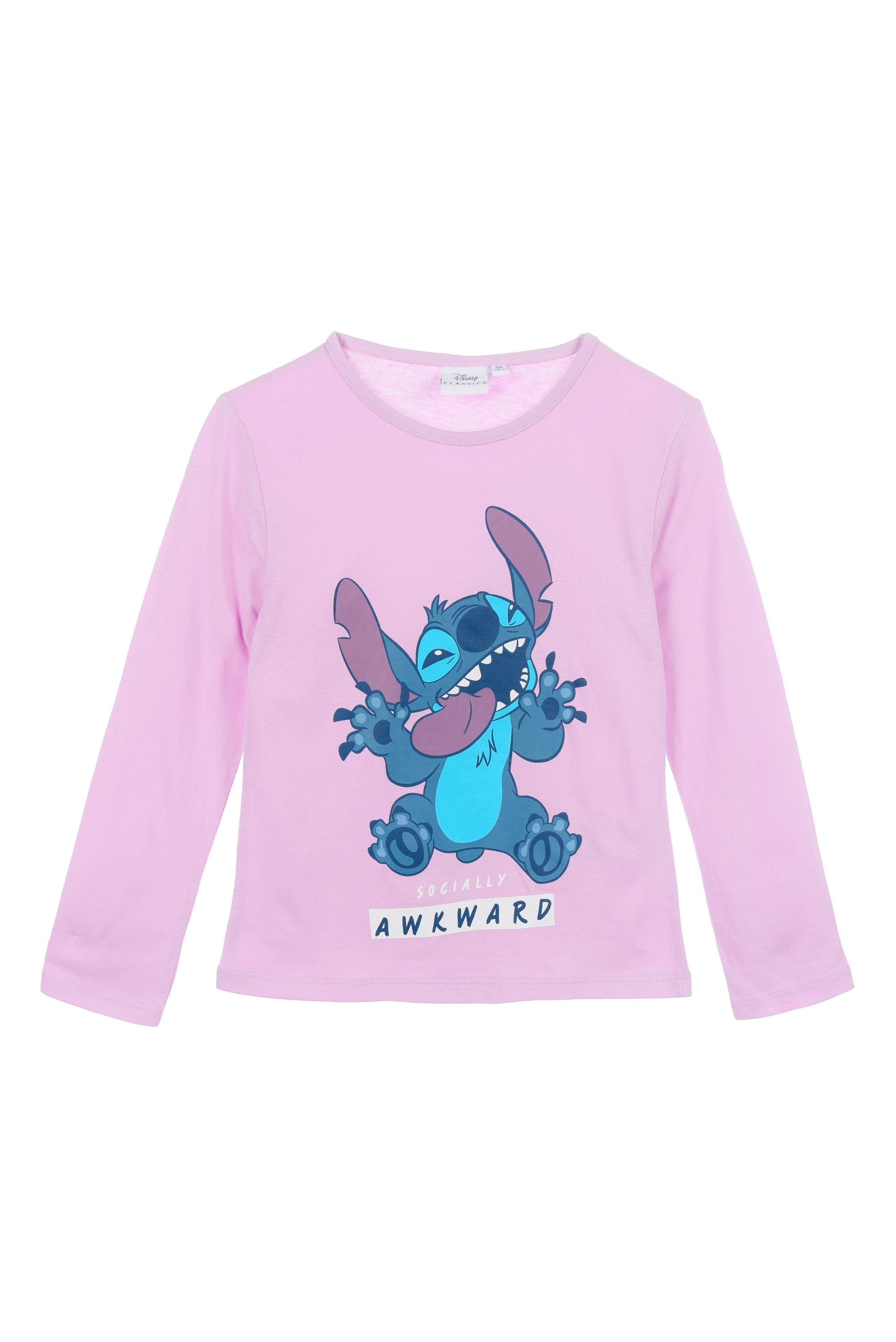 Disney Lilo und Stitch Mädchen Langarmshirt