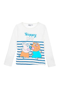 Peppa Wutz Langarmshirt Mädchen Pullover