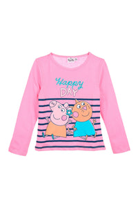 Peppa Wutz Langarmshirt Mädchen Pullover