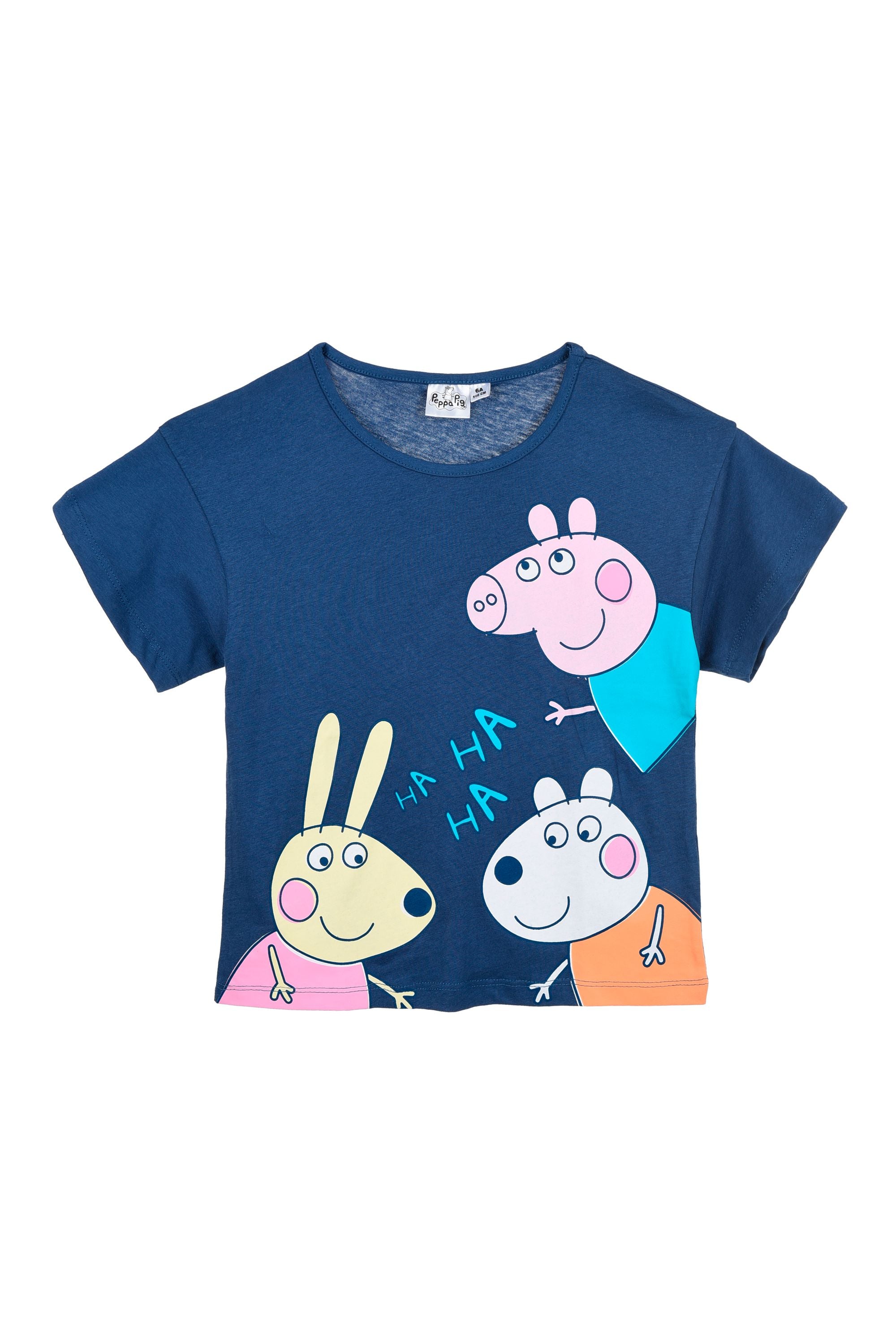 Peppa Pig Mädchen T-Shirt Kurzarm