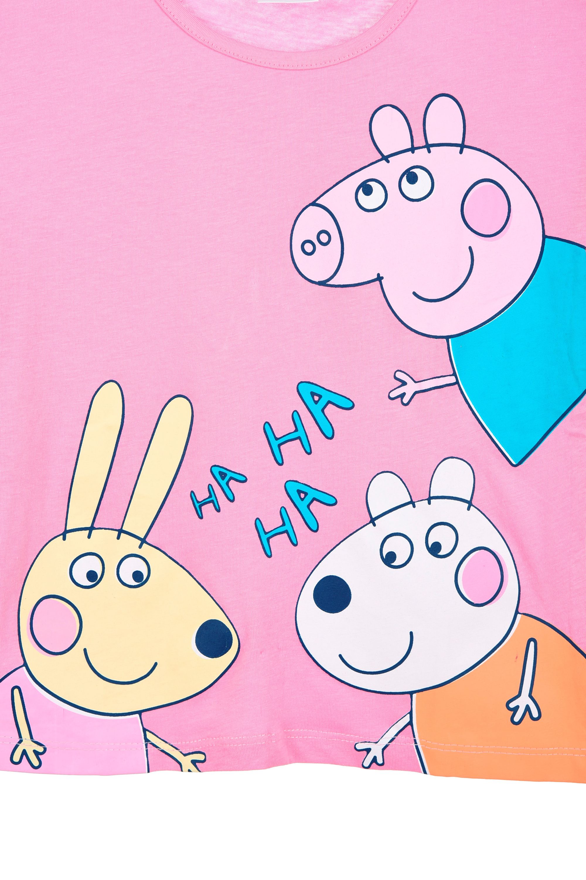 Peppa Pig Mädchen T-Shirt Kurzarm