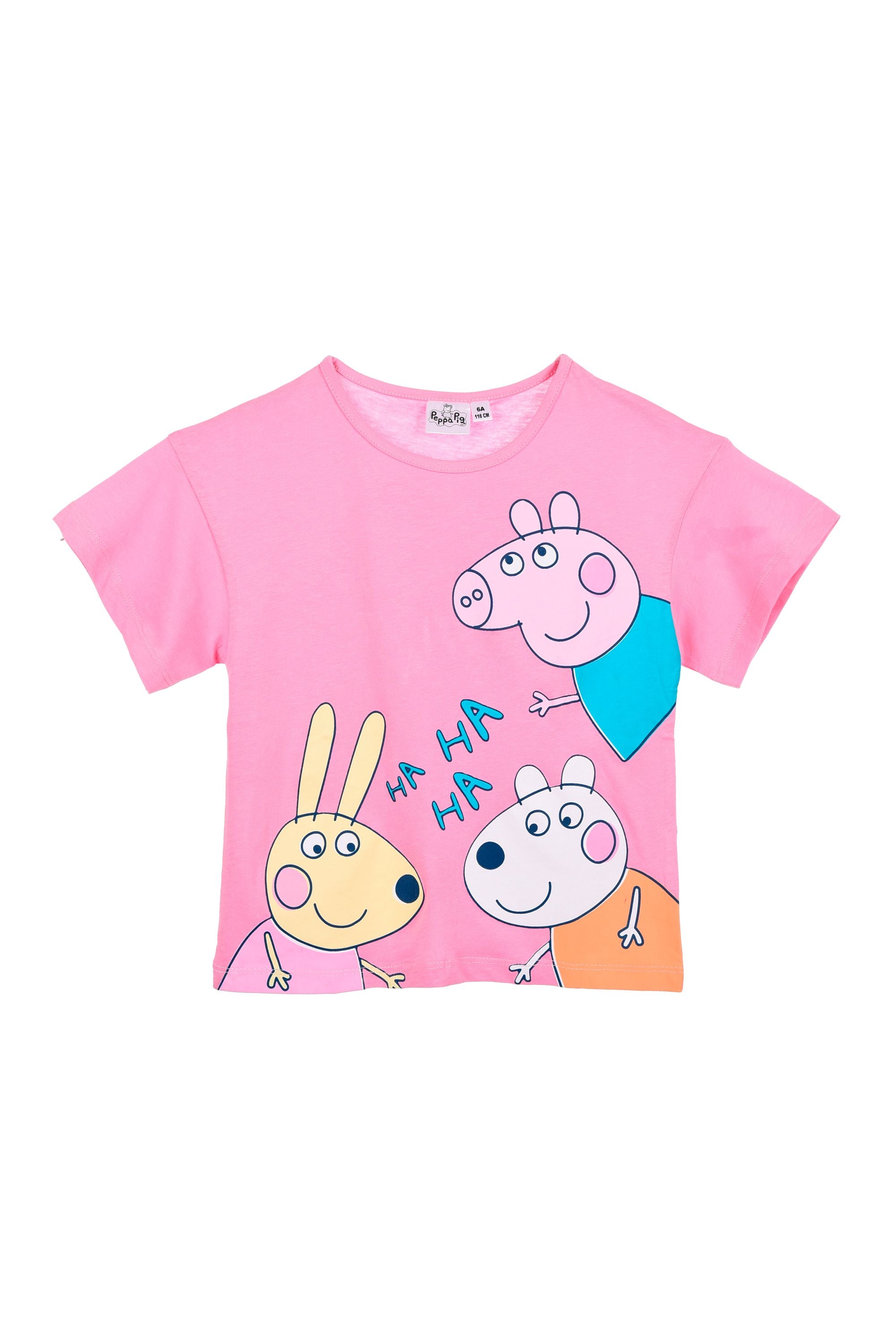 Peppa Pig Mädchen T-Shirt Kurzarm