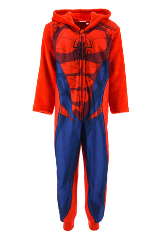 Marvel Spiderman Jumpsuit Kostüm Schlafanzug Kinder Onesie