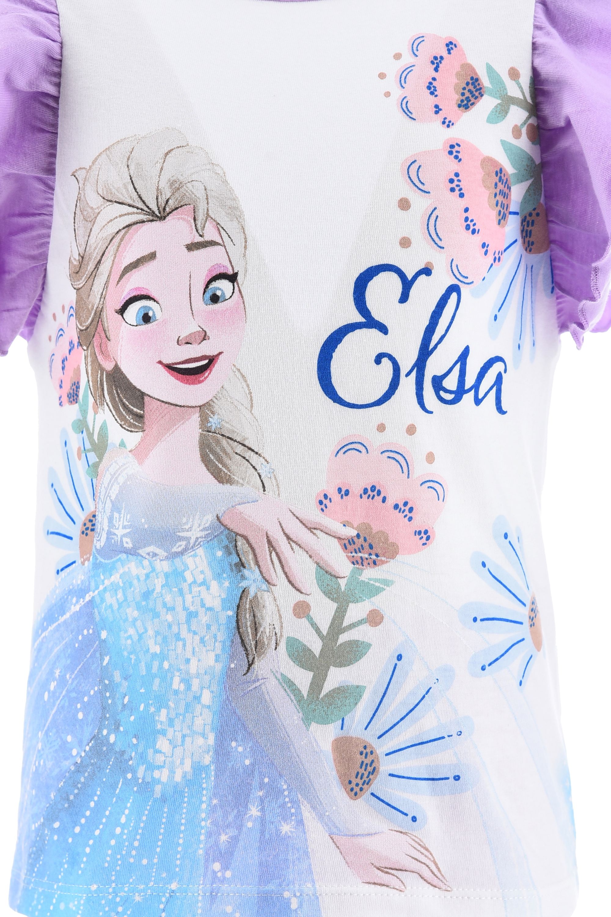 Eiskönigin Anna und Elsa Pyjama kurzer Schlafanzug