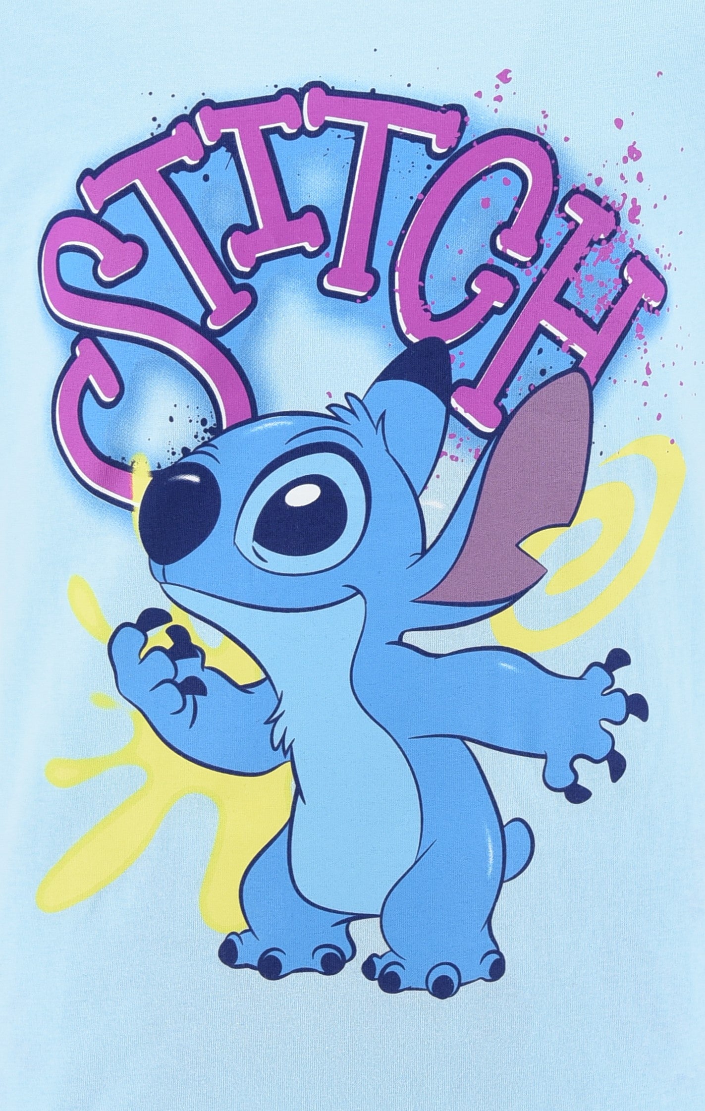 Disney Stitch Mädchen Pyjama Kurzarm Schlafanzug