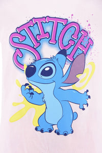 Disney Stitch Mädchen Pyjama Kurzarm Schlafanzug