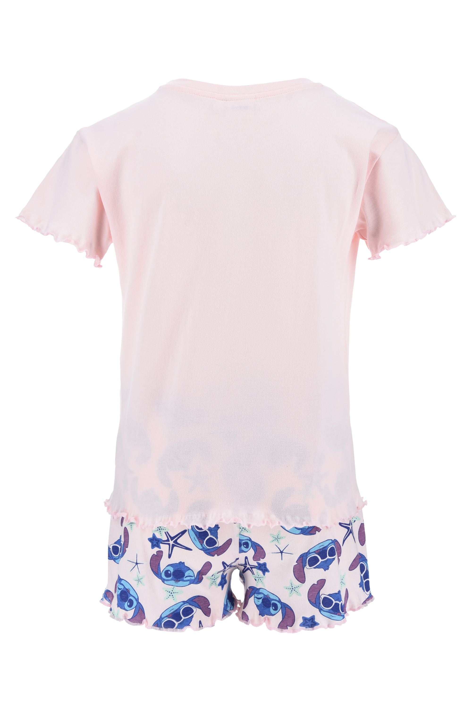 Disney Stitch Mädchen Pyjama Kurzarm Schlafanzug