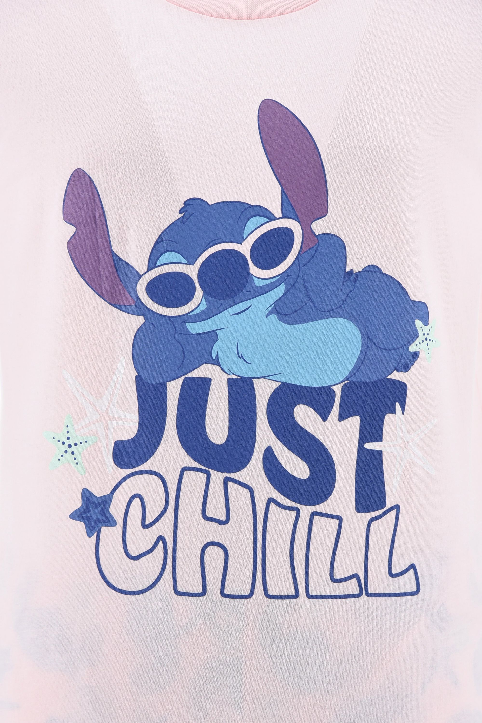 Disney Stitch Mädchen Pyjama Kurzarm Schlafanzug