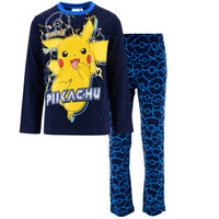 Pokemon Jungen Schlafanzug Pyjama Langarm