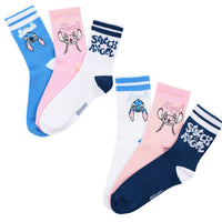 Stitch Damen Socken, Tennissocken, 6er Pack, Größe 36-41
