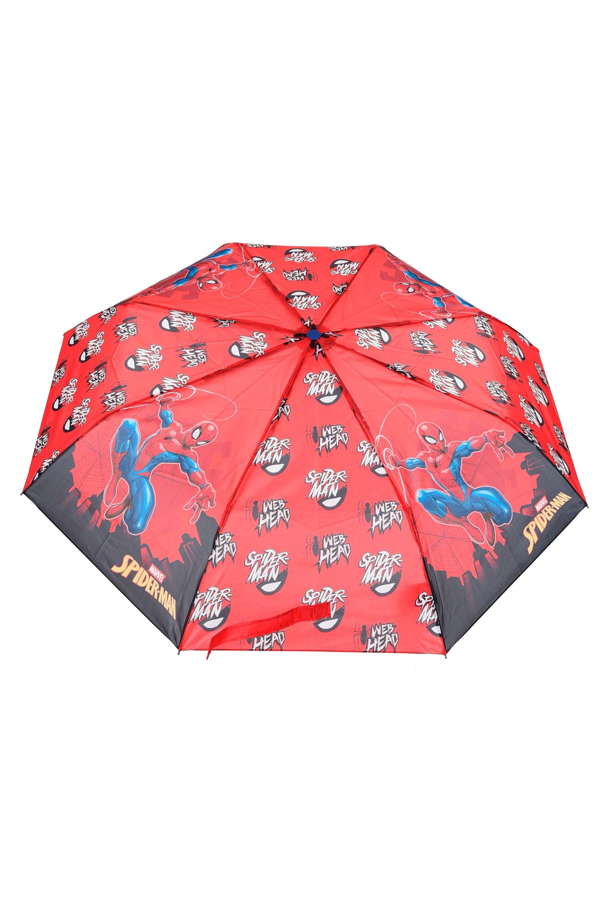 Spider-Man Taschenschirm für Kinder, 92 cm Durchmesser geöffnet, Spiderman
