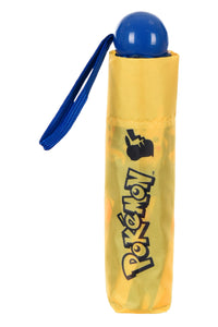 Pokémon Pikachu Kinder-Taschenschirm, Blau-Gelb 92 cm Durchmesser
