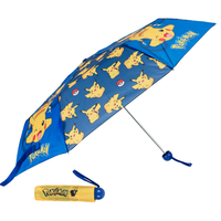 Pokémon Pikachu Kinder-Taschenschirm, Blau-Gelb 92 cm Durchmesser