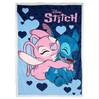Disney Lilo und Stitch Kuscheldecke Fleece Sherpa 140x190 cm