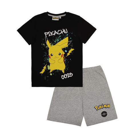Pokemon Pyjama kurzer Schlafanzug Pikachu