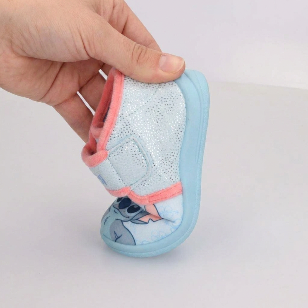 Stitch Kinder Hausschuhe mit Klettverschluss