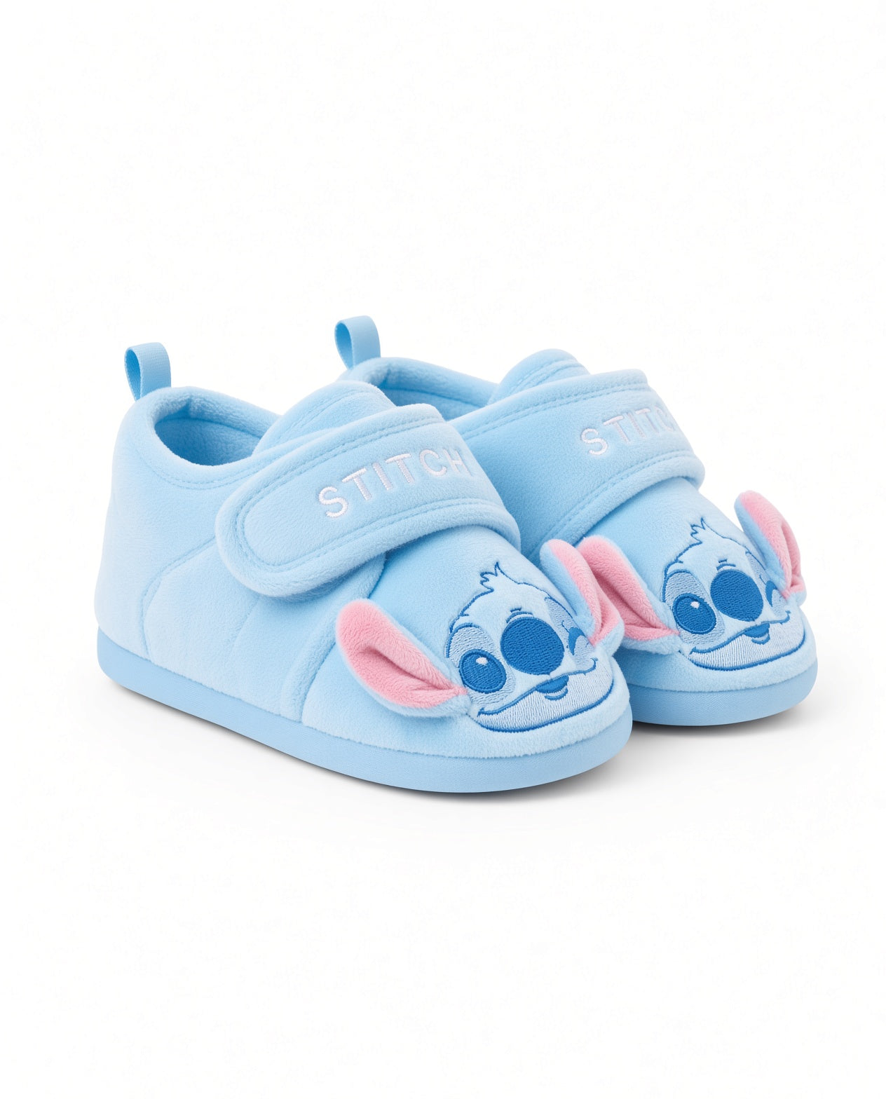 Lilo und Stitch Kinder 3D Hausschuhe mit Klettverschluss und Ohren